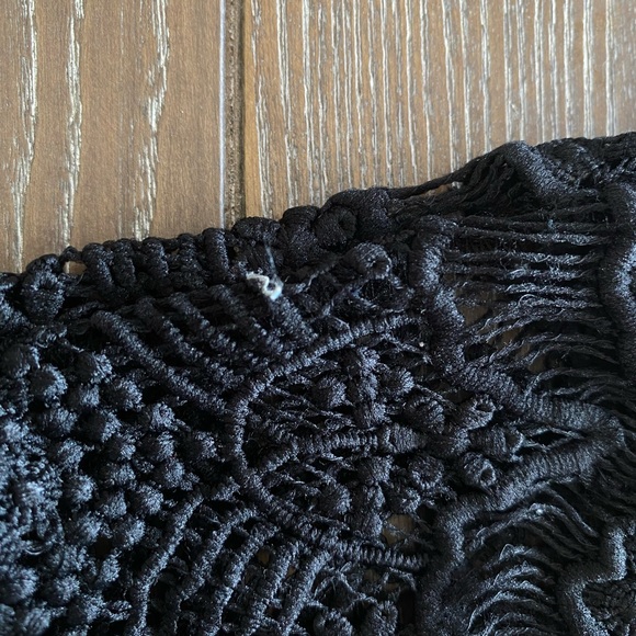 Lace accented romper with keyhole back detail - Picture 7 of 10